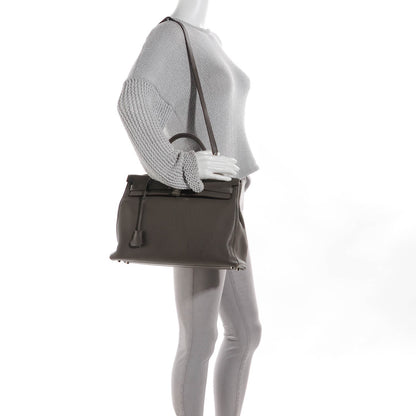 Hermes Togo Kelly Retourne 35 Etain 2 of 27