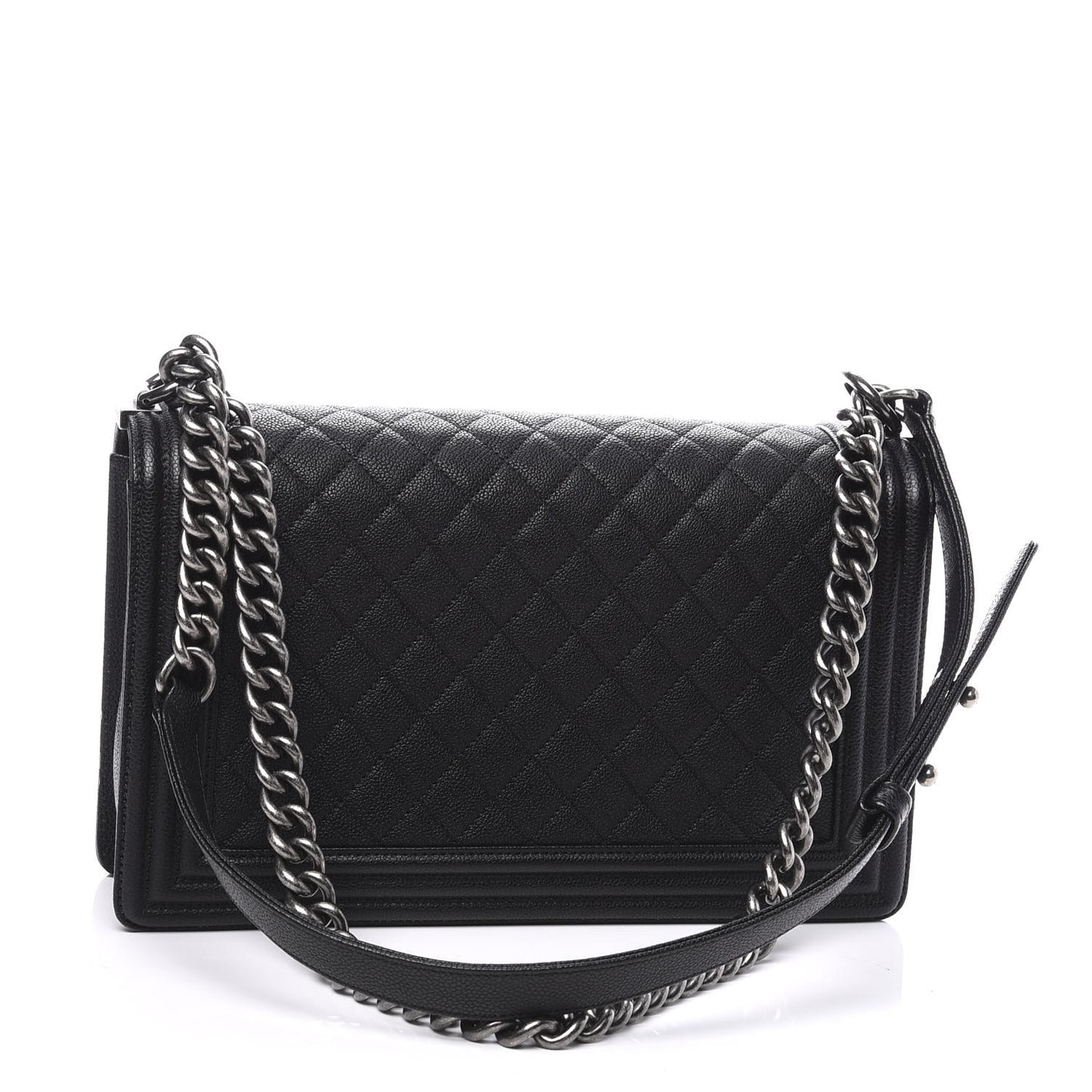 Caviar Quilted New Medium Boy Flap Black