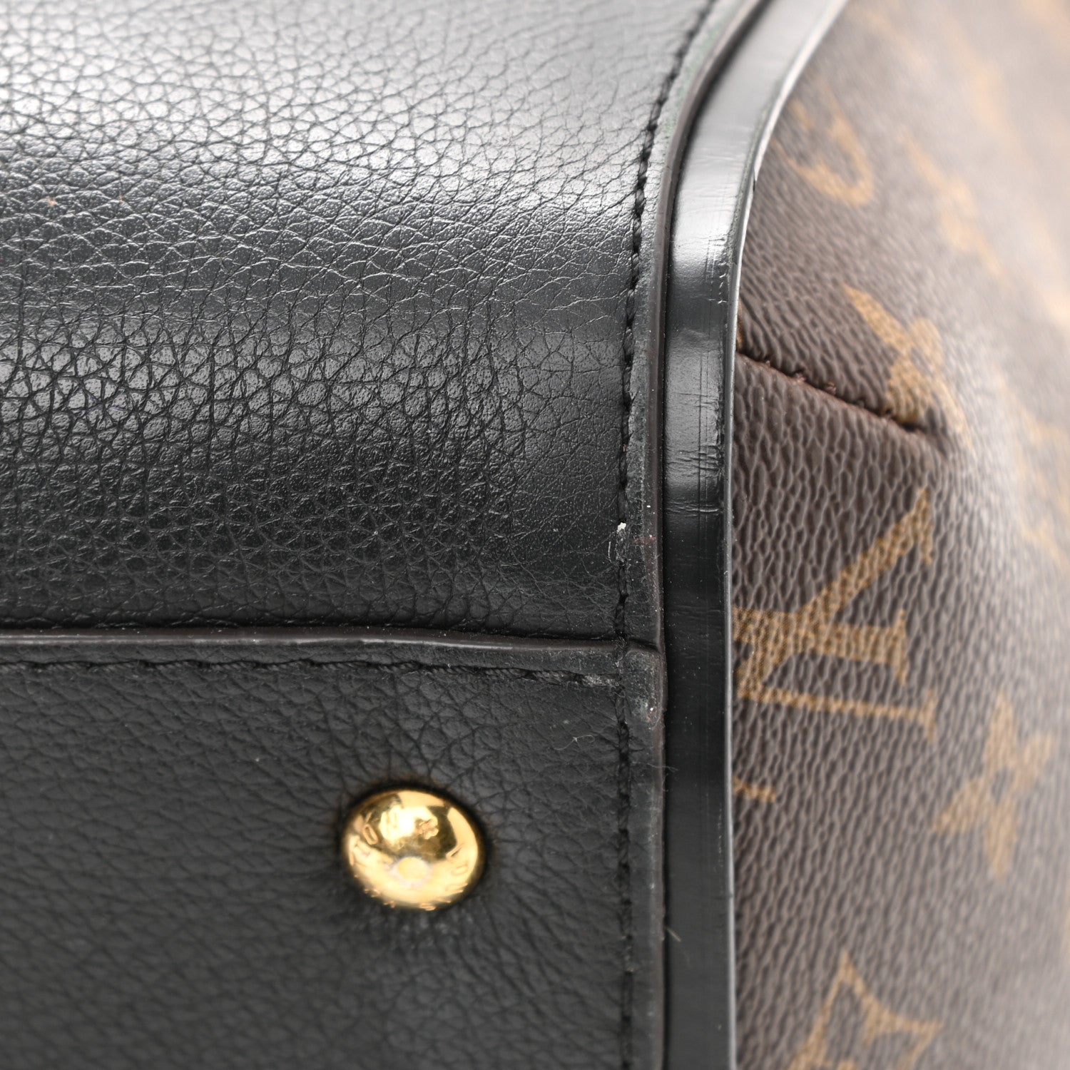 Louis Vuitton Calfskin Monogram Kimono Tote Black 17 of 23