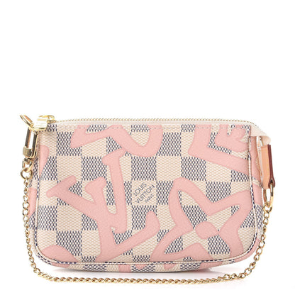 Louis Vuitton Damier Azur Tahitienne Mini Pochette Accessories 1 of 8
