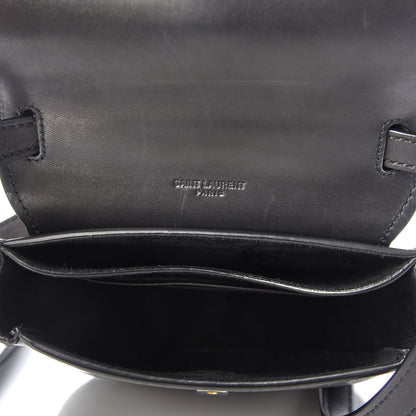 Saint Laurent Smooth Calfskin Mini Classic Monogram Kaia Satchel Black 5 of 9