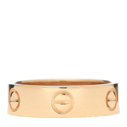 Cartier 18K Yellow Gold 5.5mm LOVE Ring 54 6.75 1 of 5