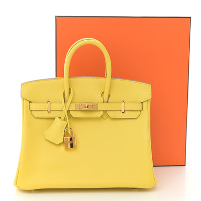 Hermes Swift Birkin 25 Lime 13 of 13