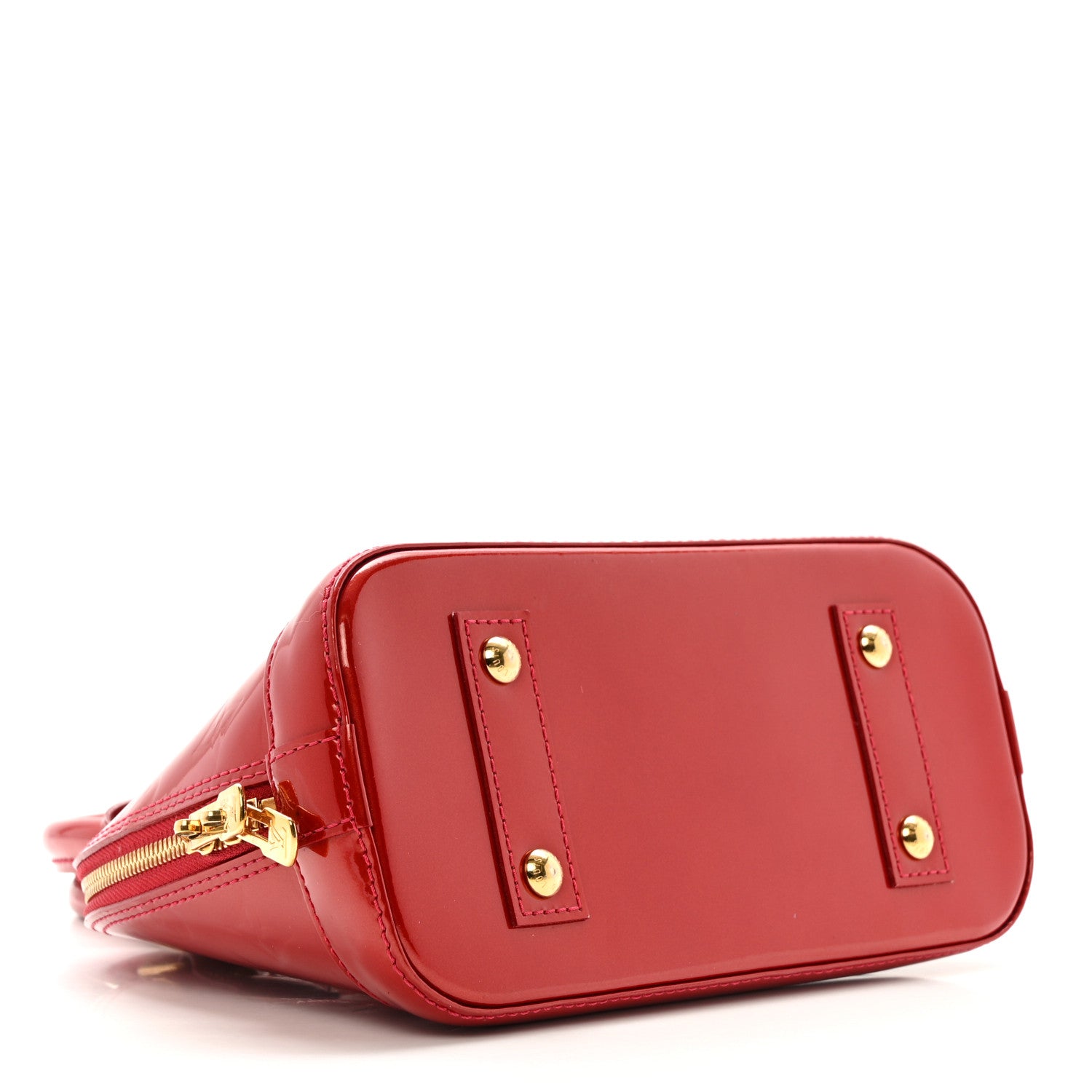 Louis Vuitton Vernis Alma BB Pomme D'Amour 4 of 11