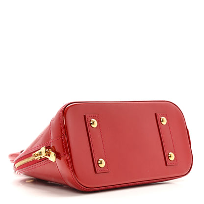 Louis Vuitton Vernis Alma BB Pomme D'Amour 4 of 11