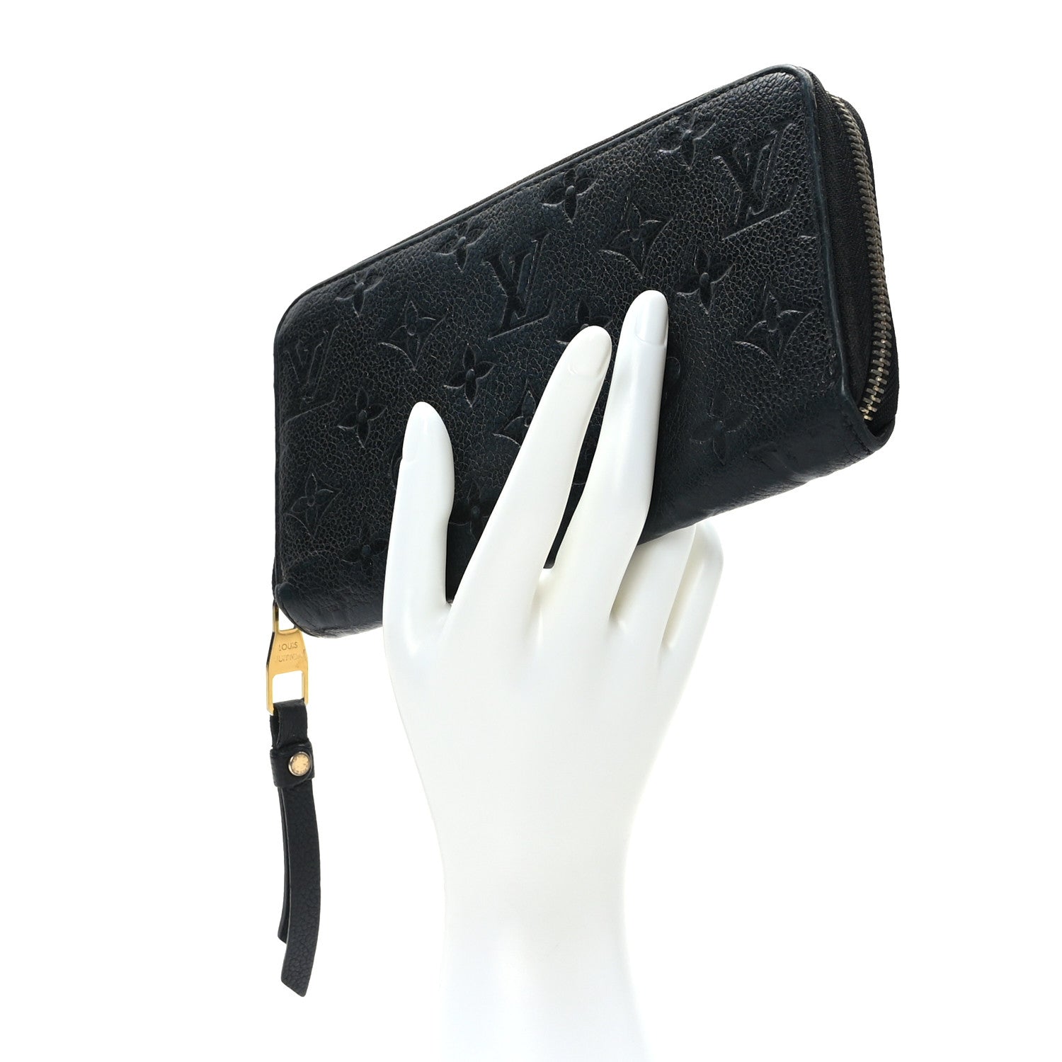 Louis Vuitton Empreinte Zippy Wallet Black 2 of 7