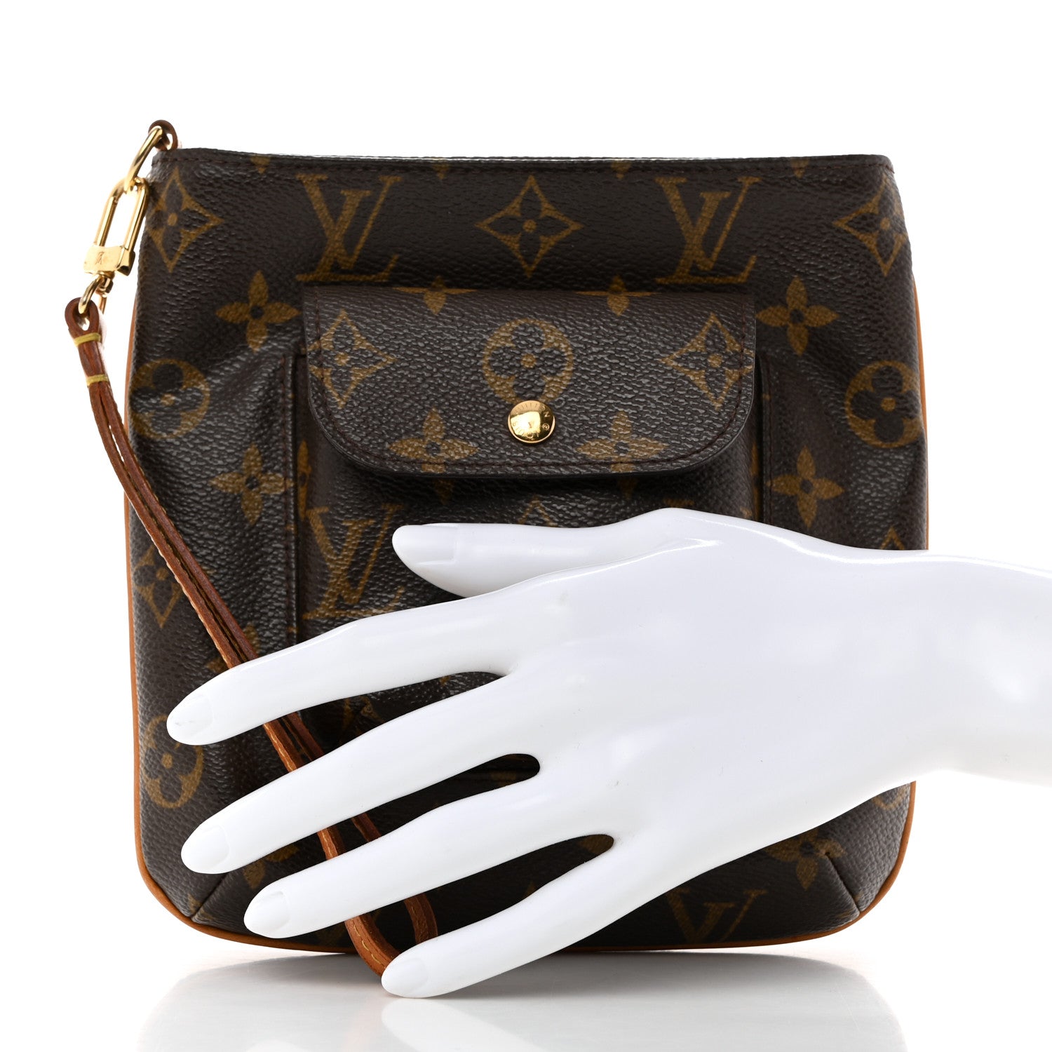 Louis Vuitton Monogram Partition Wristlet 2 of 7