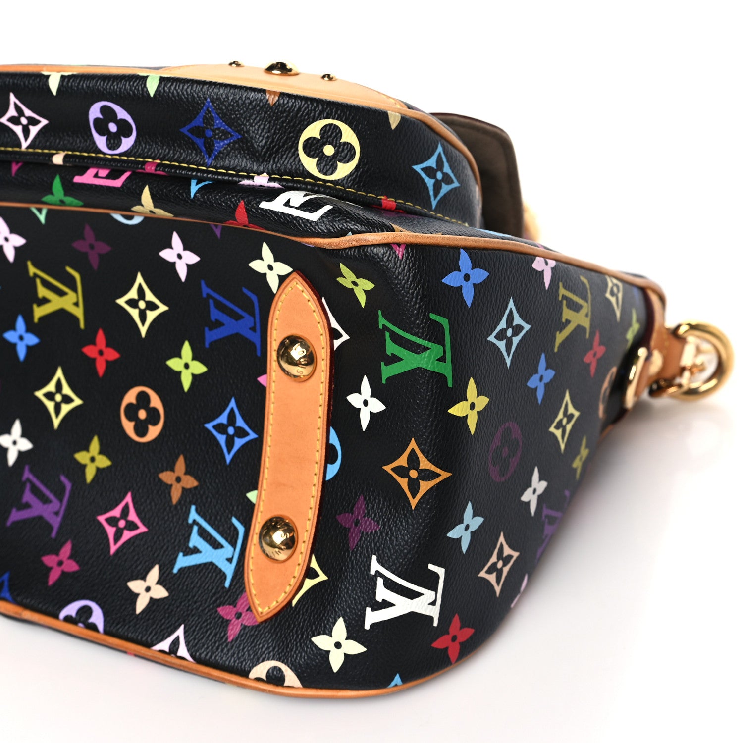 Louis Vuitton Monogram Multicolor Rita Black 9 of 10