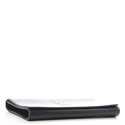 Saint Laurent Calfskin Monogram Large Belle De Jour Clutch Black 4 of 8