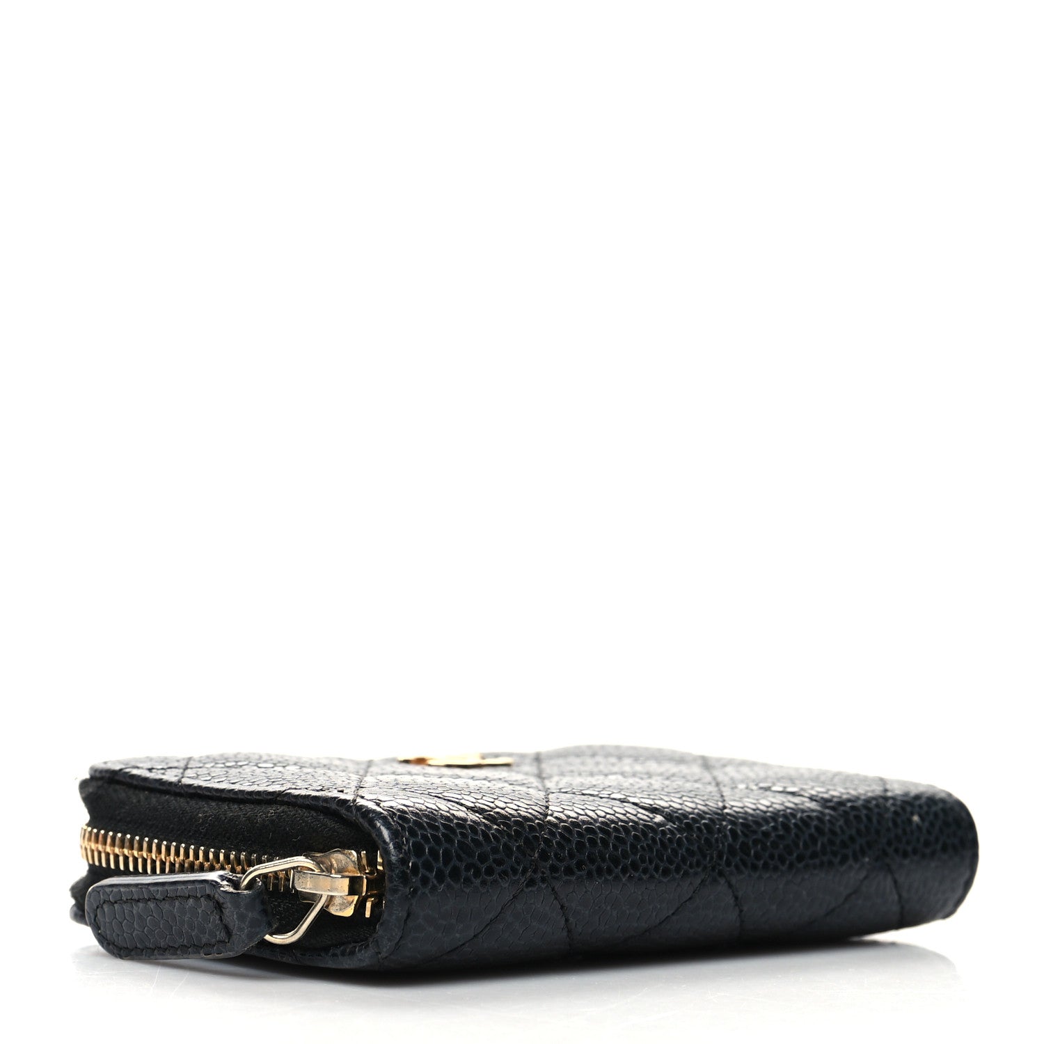 Chanel Caviar Quilted Zip Coin Purse Black 4 of 9