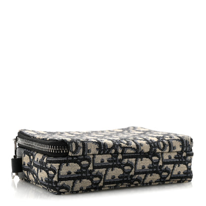 Christian Dior Oblique Pouch Navy Blue 4 of 13