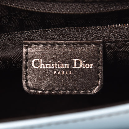 Christian Dior Coated Canvas Crystal Hardcore Bag Light Blue 7 of 8