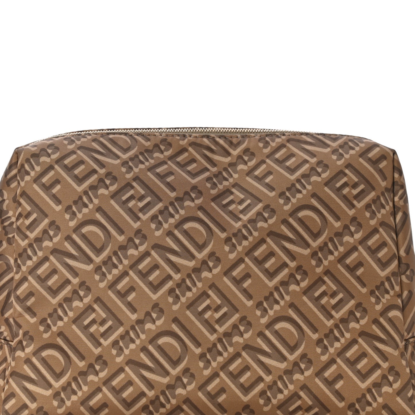 X SKIMS Nylon Medium Trapezoid Beauty Pouch Sand