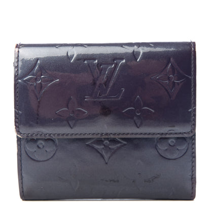 Louis Vuitton Vernis Elise Wallet Indigo 2 of 8