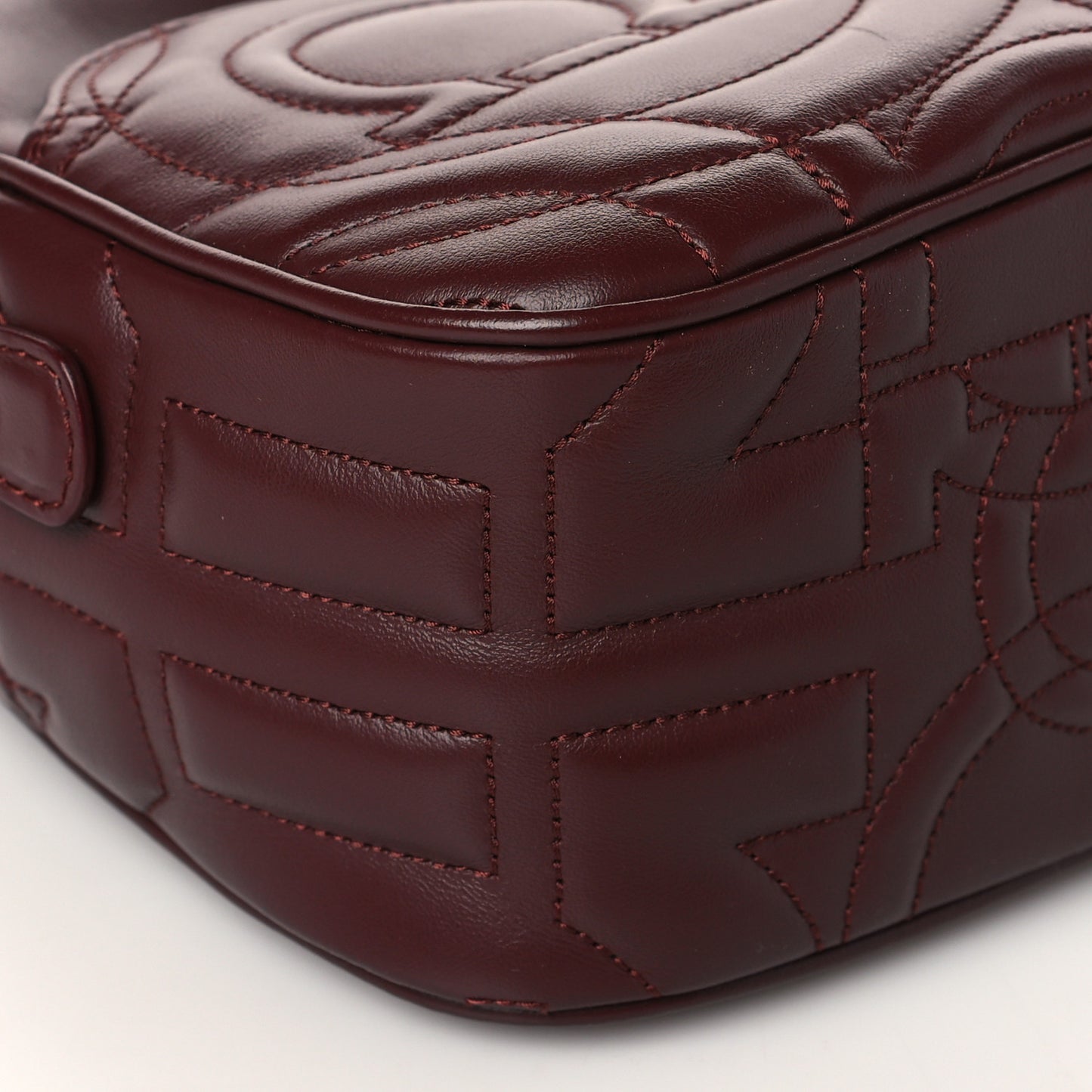 Calfskin Quilted Gancini Camera Bag