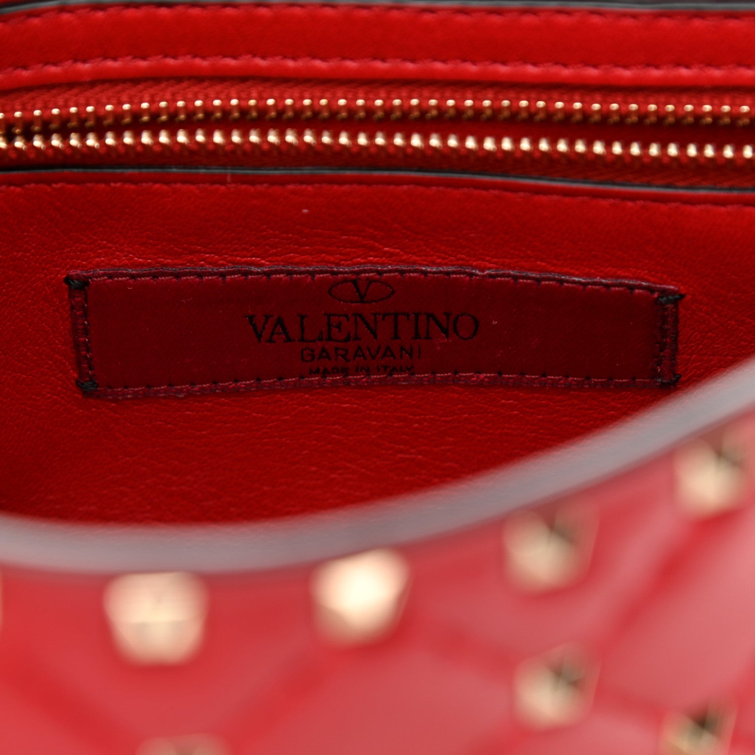 Valentino Garavani Nappa Medium Rockstud Spike Shoulder Bag Rosso Valentino 6 of 10
