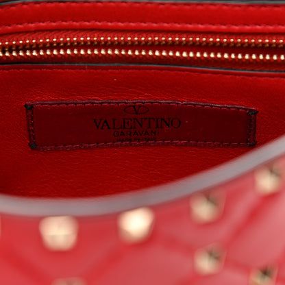 Valentino Garavani Nappa Medium Rockstud Spike Shoulder Bag Rosso Valentino 6 of 10