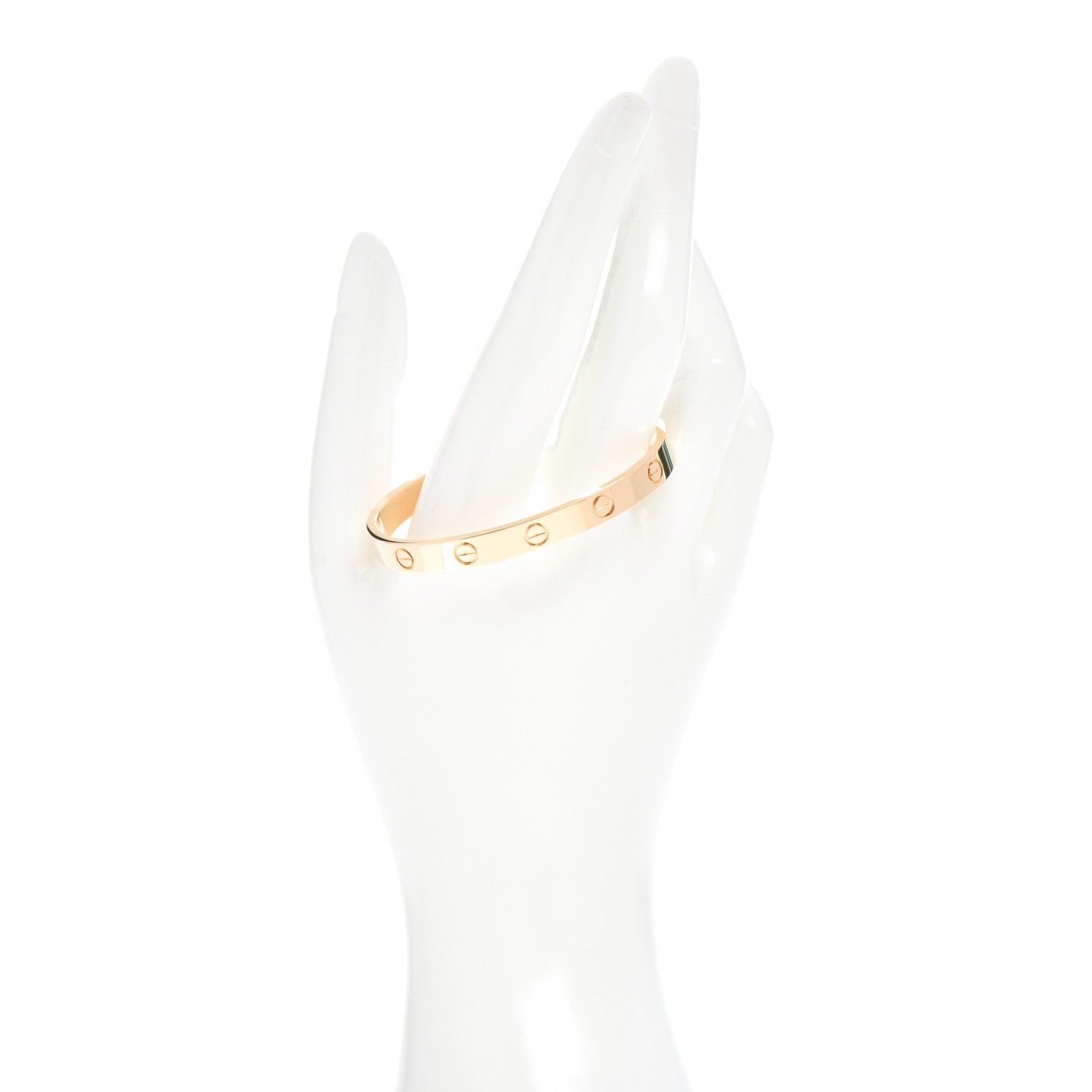 Cartier 18K Yellow Gold LOVE Cuff Bracelet 16 2 of 5