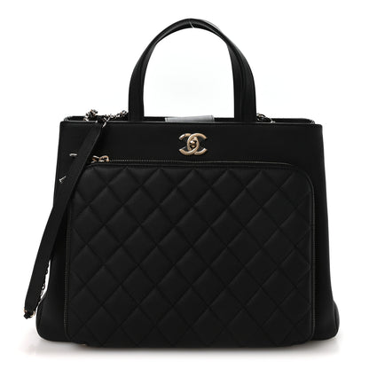 Chanel Caviar Quilted Large Business Affinity Shopping Bag Black 1 of 11