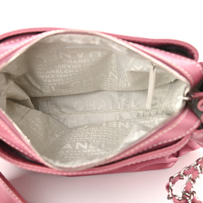 Chanel Lambskin Lax Accordion Hobo Pink 5 of 9