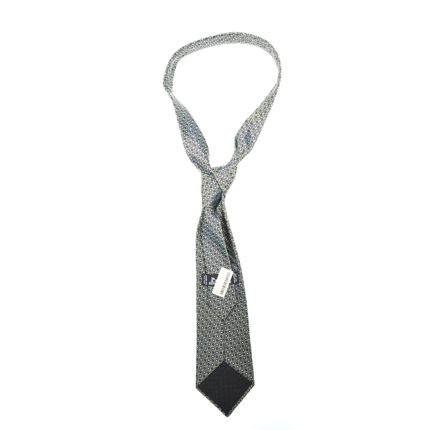 Silk Printed Mens Cravate Neck Tie Marron Vert