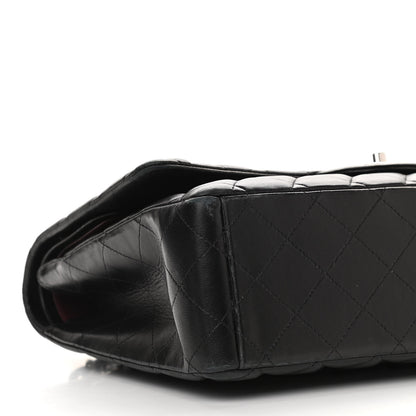 Chanel Lambskin Quilted Maxi Double Flap Black 8 of 13
