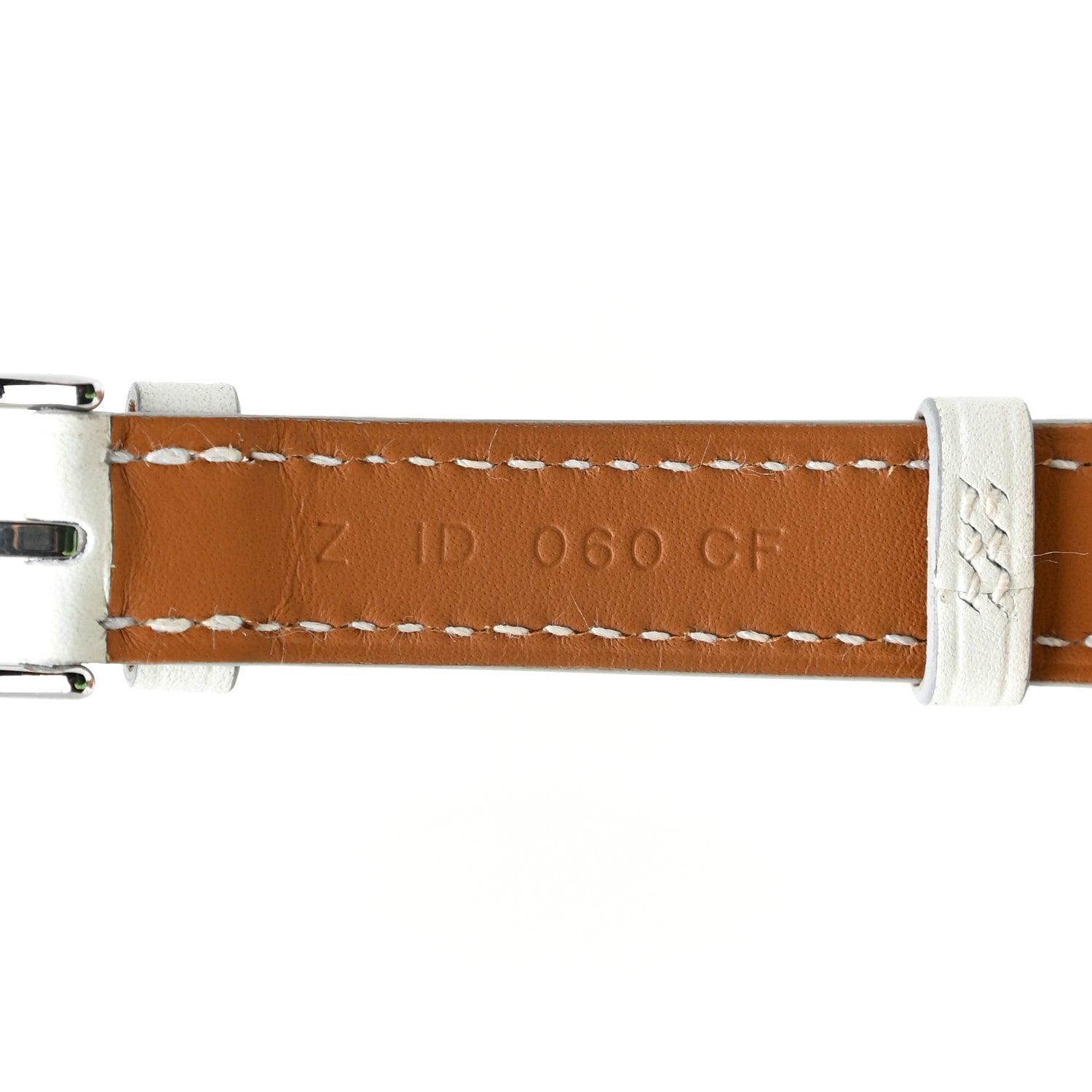 Hermes Attelage 40mm Apple Watch Double Tour Band Blanc 5 of 8