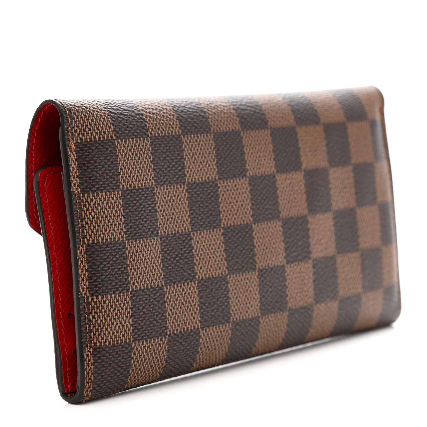 Louis Vuitton Damier Ebene Josephine Wallet Red 3 of 6