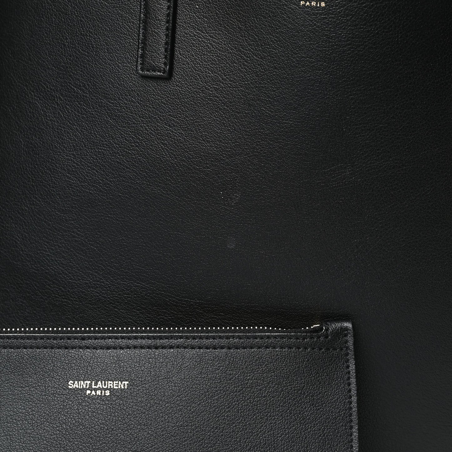 Calfskin Large Shopping Tote Black