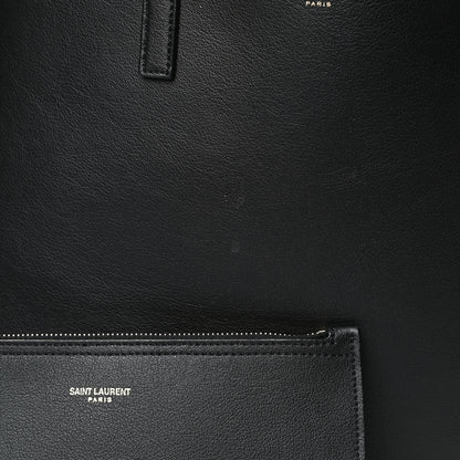 Saint Laurent Calfskin Large Shopping Tote Black 8 of 10