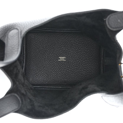 Hermes Taurillon Clemence Picotin Lock 18 PM Black 5 of 10
