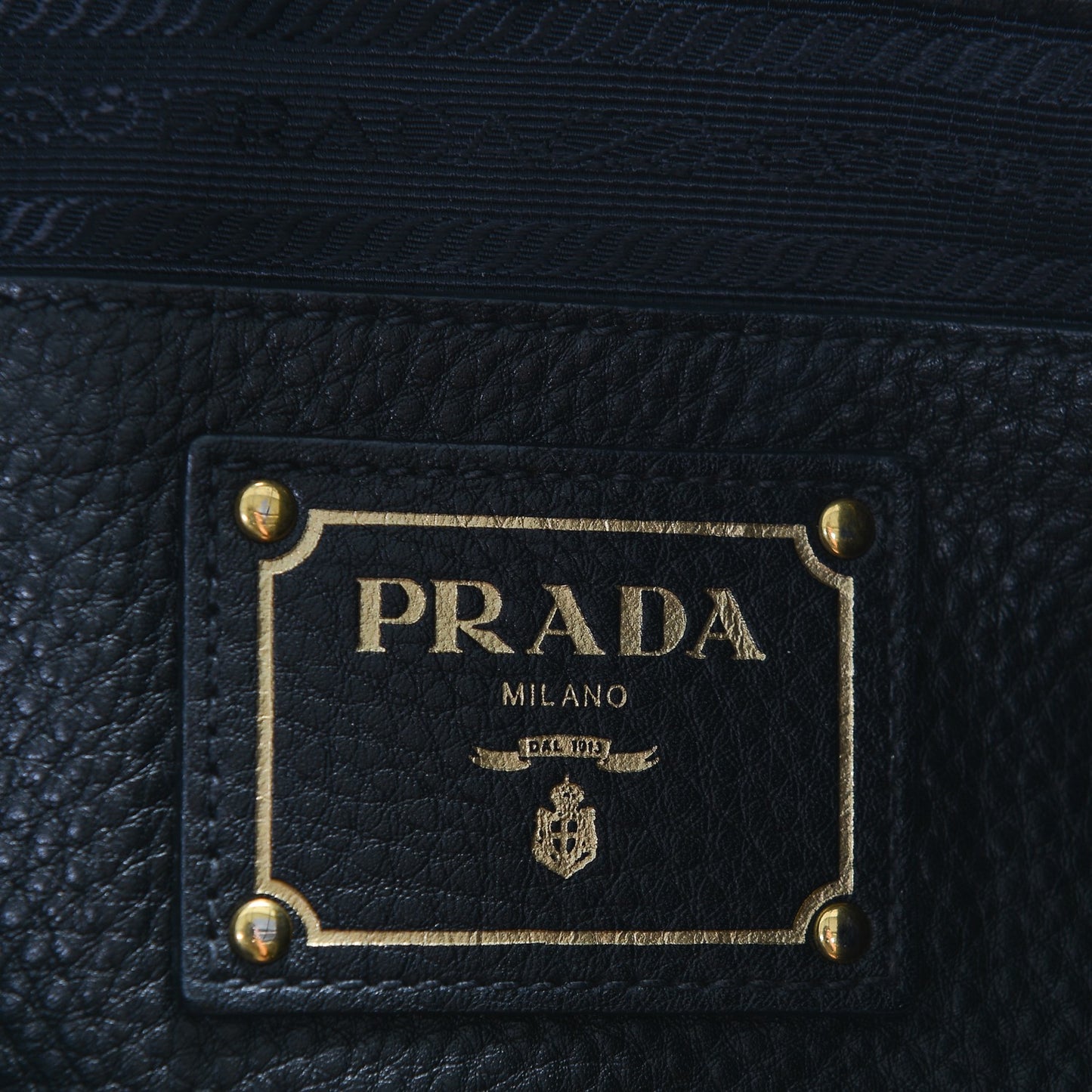 Vitello Daino Side Pocket Tote Nero Black