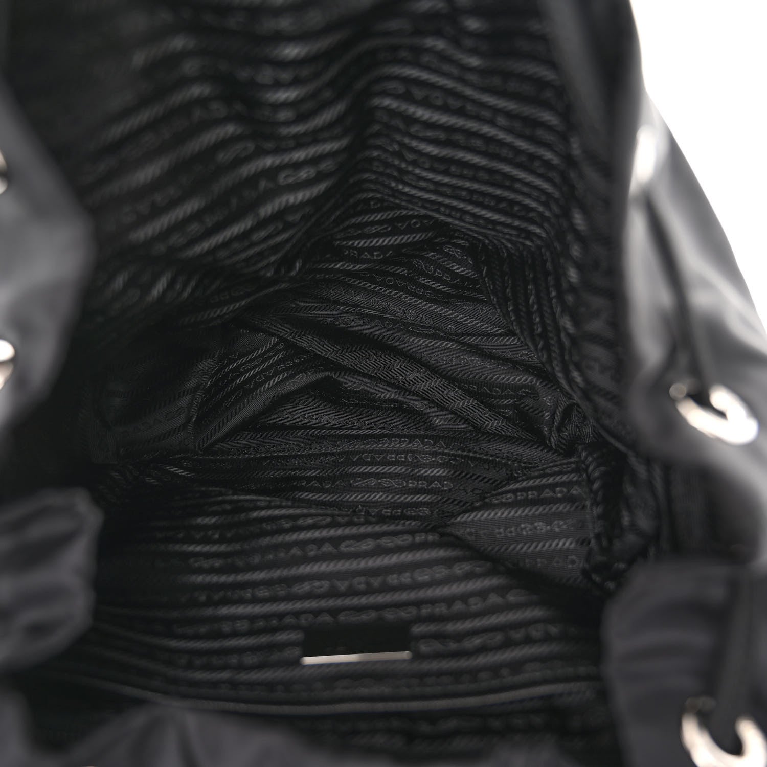 Prada Re-Nylon Saffiano Medium Backpack Black 6 of 11