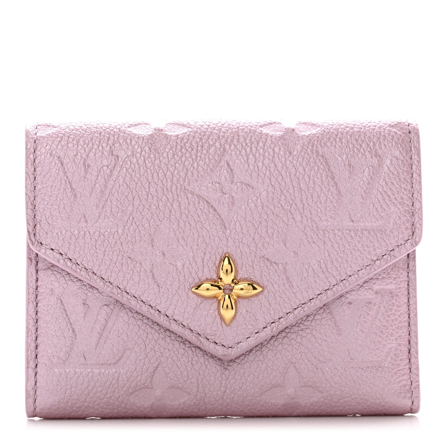Empreinte Monogram Flower Victorine Wallet Pearly Lilac