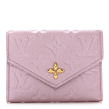 Louis Vuitton Empreinte Monogram Flower Victorine Wallet Pearly Lilac 1 of 6