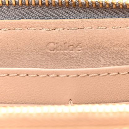 Chloe Calfskin Marcie Long Zip Around Wallet Cashmere Grey 7 of 9