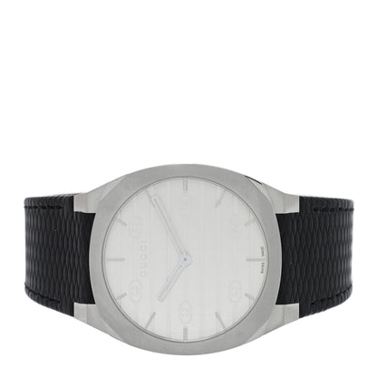 Gucci Stainless Steel Calfskin 38mm 25H Quartz Watch Black 2 of 5