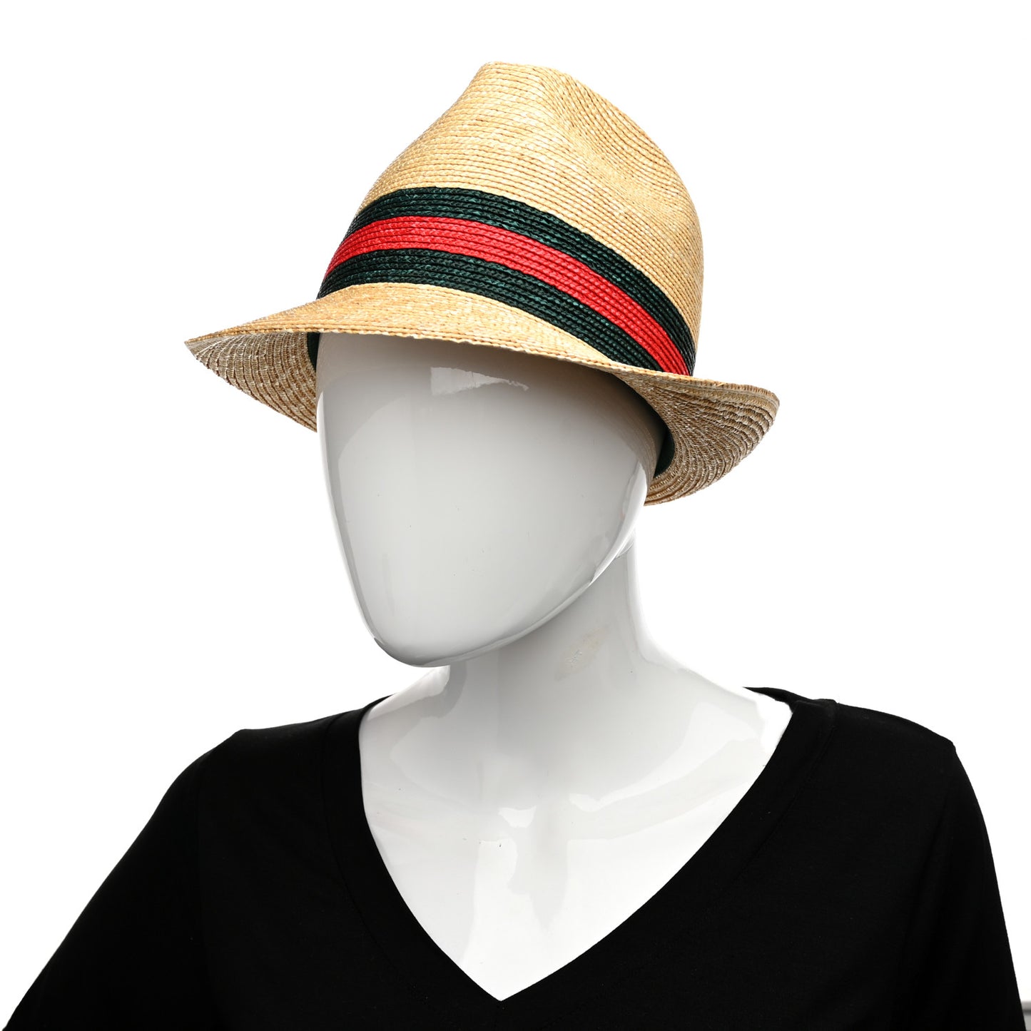 Abaca Straw Web Fedora Hat M