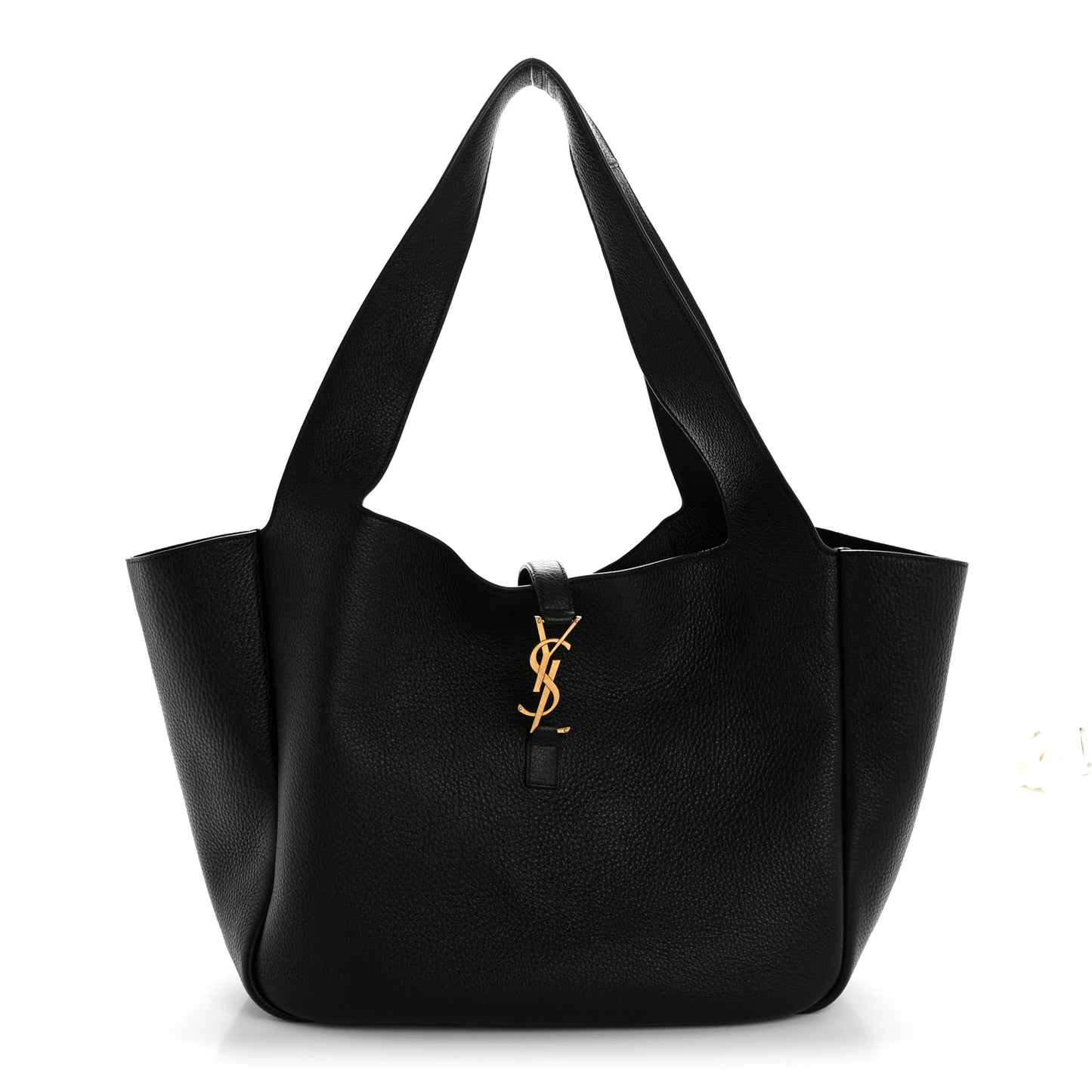 Grained Deerskin Bea Tote Black