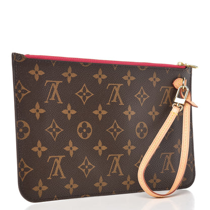 Louis Vuitton Monogram Neverfull MM GM Pochette Pivoine 4 of 14