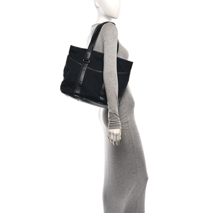 Gucci Monogram Calfskin Perforated Tote Black 2 of 10