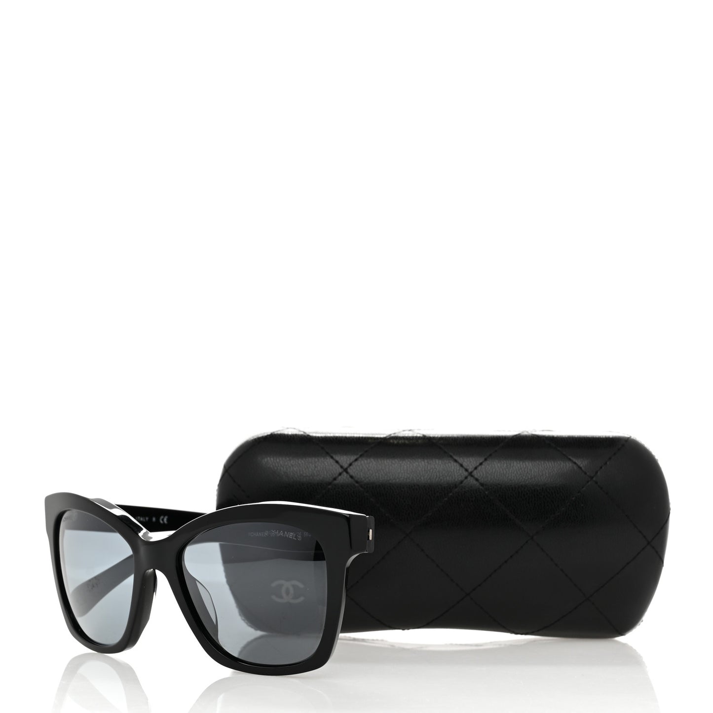 Acetate CC Butterfly Signature Sunglasses 5313-A Black