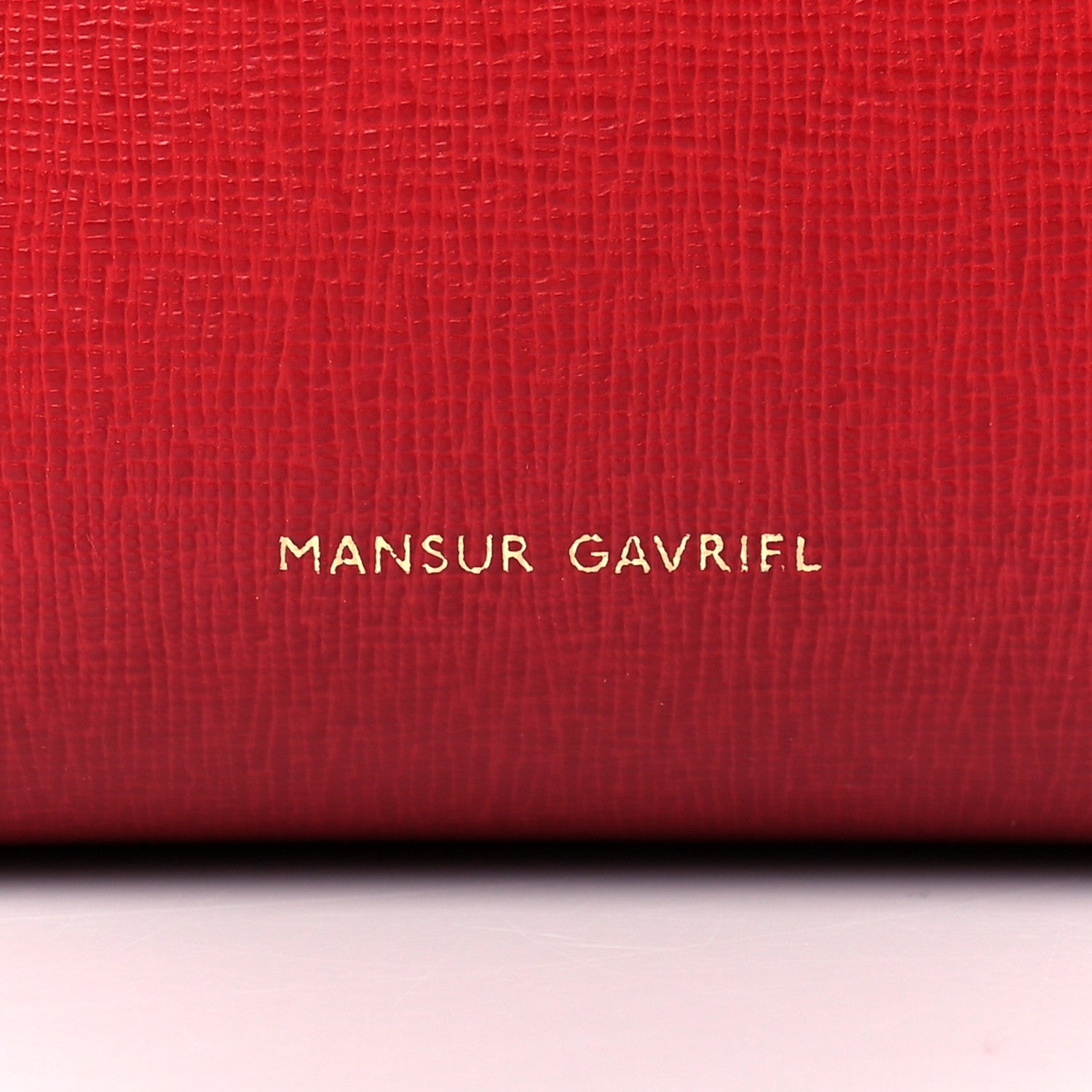 Mansur Gavriel Saffiano Mini Bucket Bag Flamma 5 of 9