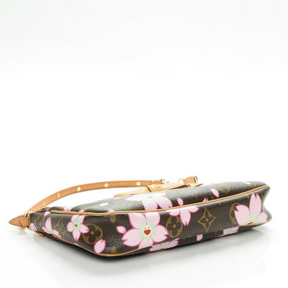 Louis Vuitton Monogram Cherry Blossom Pochette Accessories Brown 4 of 6