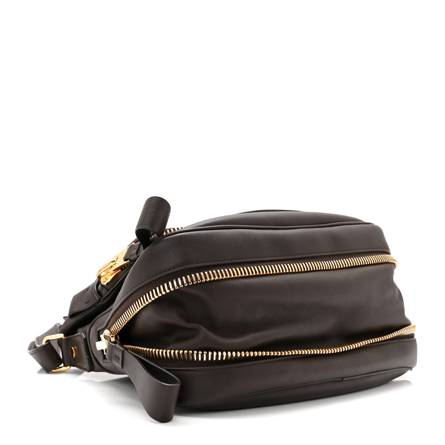 Tom Ford Grained Calfskin Medium Jennifer Crossbody Bag Brown 4 of 11