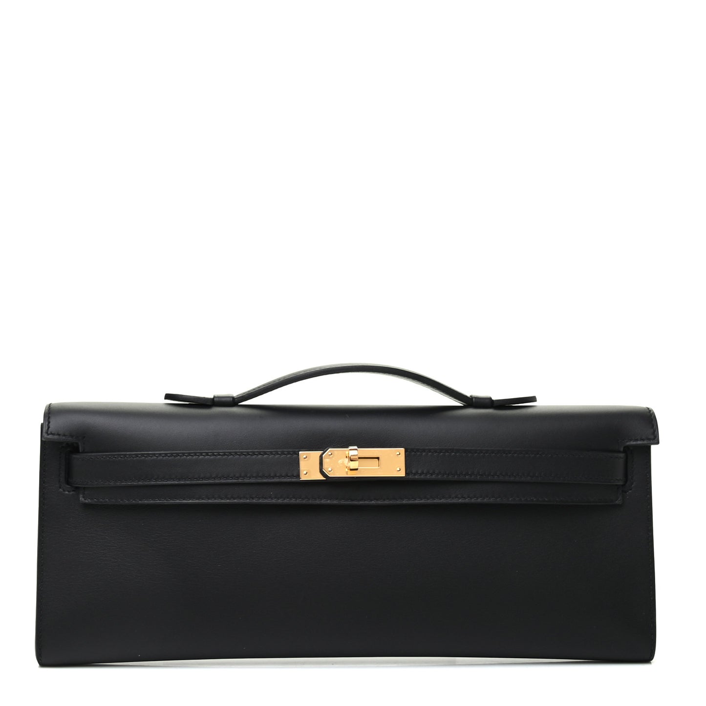 Swift Kelly Cut Clutch Pochette Black