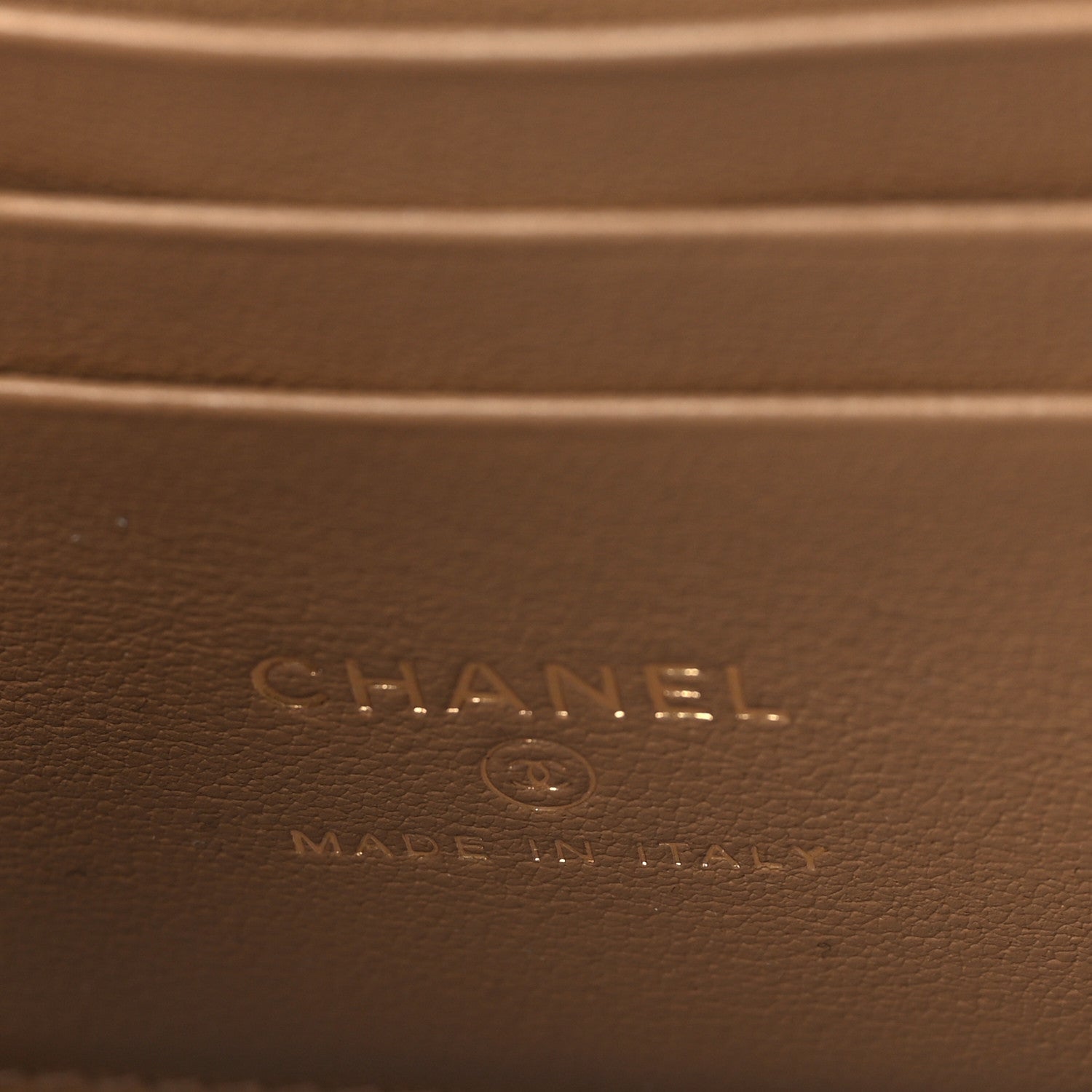 Chanel Lambskin Quilted Metal Small Top Handle Vanity Case With Chain Beige 6 of 10