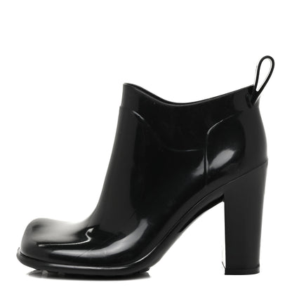 Bottega Veneta Rubber Shine Ankle Boots 38 Black 1 of 19