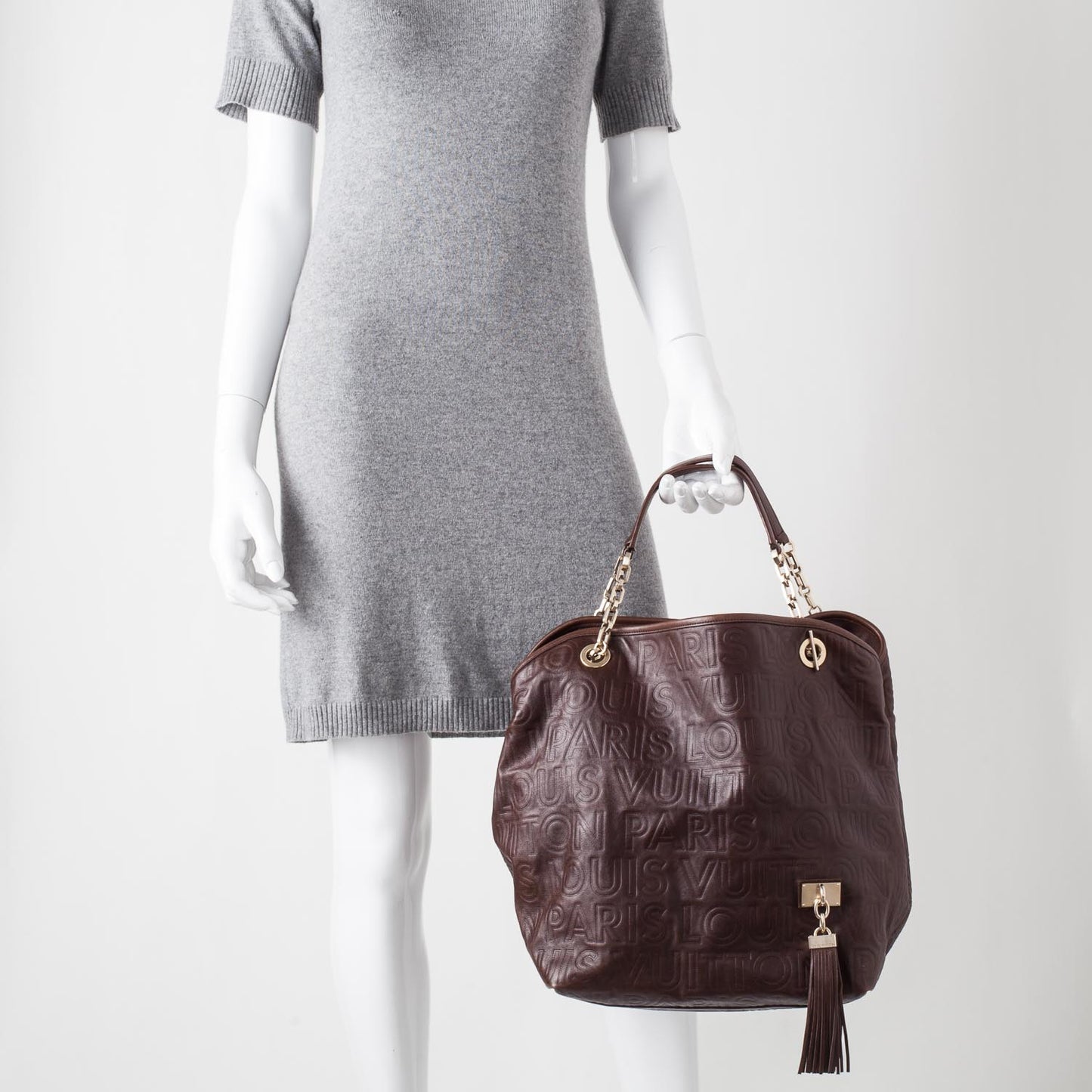 Monogram Paris Souple Whisper GM Chocolate