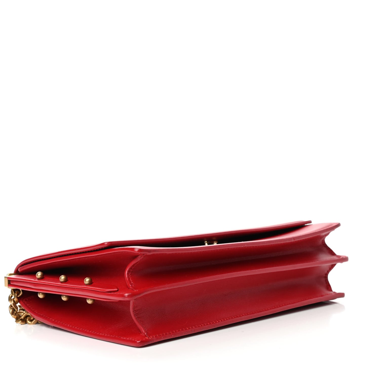 Smooth Calfskin Zoe Chain Bag Eros Red
